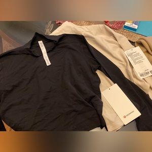 Lululemon size 8 align tops. Black and white. Brand new with tags.